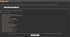 Desktop Screenshot of mogslist.com